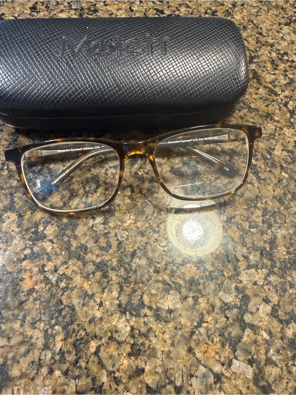 Revolution March Tortoiseshell Prescription Glasses with Case